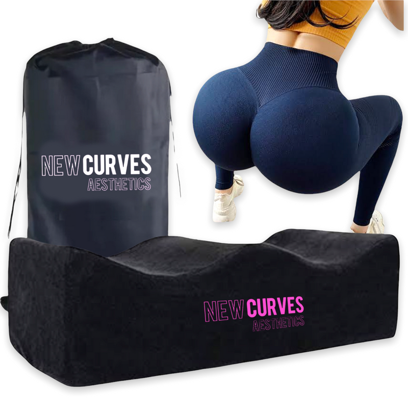 New Curves Brazilian Butt Pillow for After Surgery, BBL Booty Pillow, Butt Lift Pillow for Recovery Chair, Portable & Lightweight Cushion